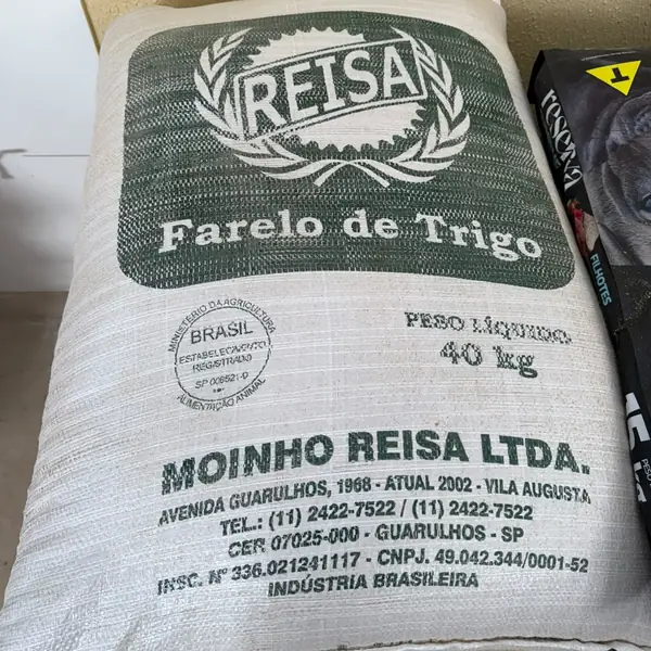 Saco de farelo de trigo de 40 kg